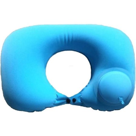 Oppblåsbare Reise U-Formet Pute Multifunksjonell Sovepute Hjem for Barn Voksen Utendørs