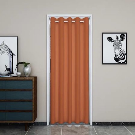 Dørgardin uigennemsigtig gardin termisk isoleret 90x200cm