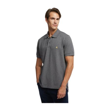 Brooks Brothers Slim-fit Short Sleeves Supima Cotton Polo Shirt Grå, Herre