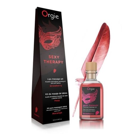 LIPS MASSAGE KIT STRAWBERRY 100 ml - Orgie