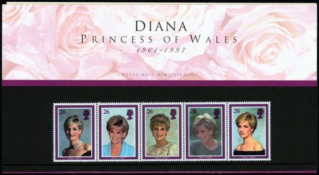 England - Prinsesse Diana - Souvenirmappe