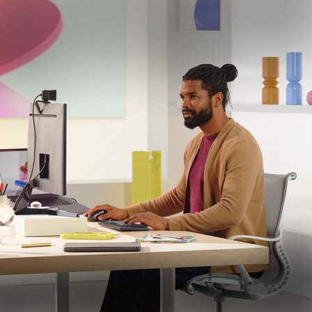 Logitech Master Series MX Master 3S for Mac - mus - Bluetooth, 2.4 GHz - blekgrå