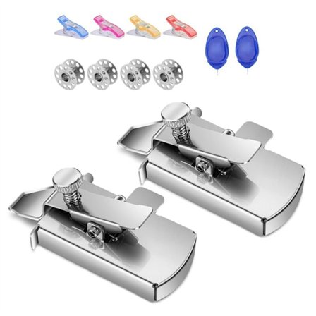 2-pak Multifunktionelt Magnetisk Syguide Kit, Syguide, Universal Trykfod Guide til Symaskine