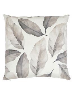 Tyynynpäällinen Ponza lehtikuvio 1 kpl Off-white