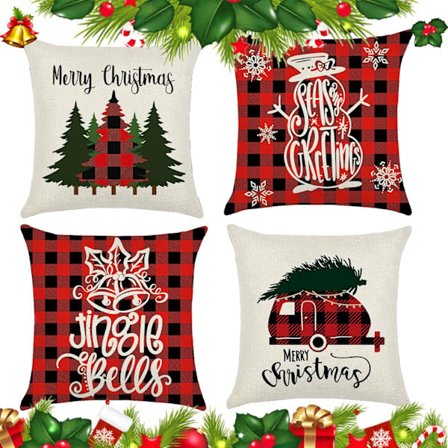 4 stk Julepynt Putesett, Juleputetrekk, Juleputetrekk Putesett, Juleputetrekk, Jul