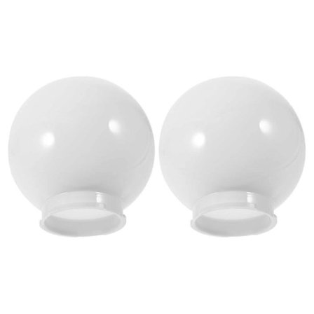 2 st Akryl Lampskärm Utomhus Ljusglob Gatlykta Skydd Lampskydd Ljusarmatur