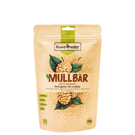 Rawpowder Ekologiska Vita Mullbär 250 g