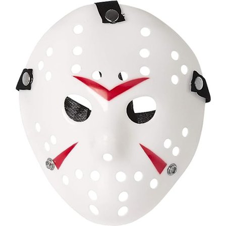 Vuxen skräckmask hockey halloween hacker fancy dress läskiga män