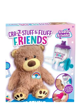 SHIMMER N SPARKLE Crazart Stuff And Fluff Friends - Brown - ONE SIZE