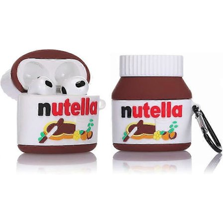 Passform designad för Airpods 3:e generationen 2021, Silikon Tecknad Söt Fodral Skyddande Stötsäkert Skal för Airpods 3 ChocolateSauce