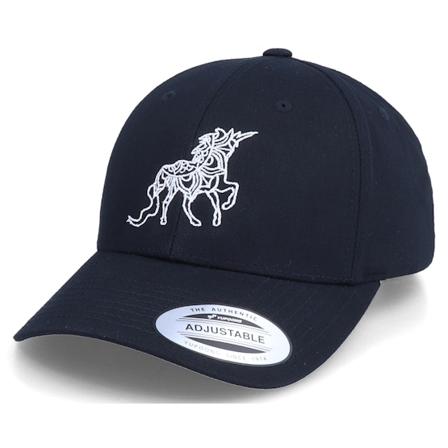 Unicorns - Unicorn Zentacle Curved Black Adjustable Adjustable Black Cap - @ Hatstore