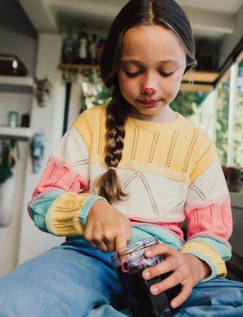 Boboli Denim Trousers Knit - Blue - 98