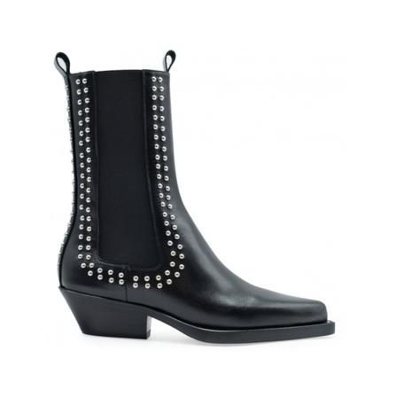 Anna F., Texan leather boots Czarny, Kobieta, Rozmiar: 40 EU