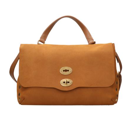 Zanellato, Handbags Bruin, Dames, Maat:ONE Size,nubuck