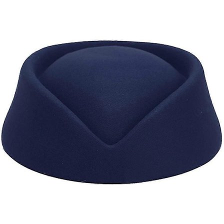 Stjuuardessin Hattu Villahuopa Pillbox Hatut Naiset Lentoemäntä Cosplay Puku