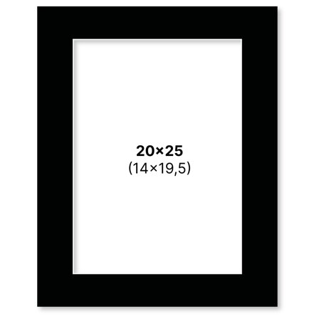 Pen Store Passepartout Svart 20x25 cm