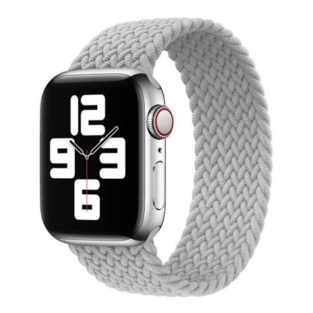 Apple Watch 42/44/46/49mm Braided Nylon Watch Strap - White
