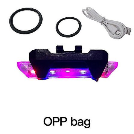 Cykel Bakljus Vattentät Ridning Fram Bakljus Led USB Uppladdningsbar Mountainbike Strålkastare Cykel Baklampa Cykellampa -Sy