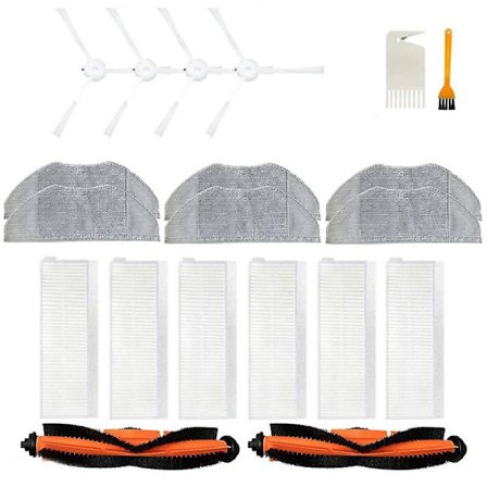 V3 Max Robotdammsugare Reservdelar Tillbehör Huvudsidoborste Hepafilter Mopptrasa Ersättning