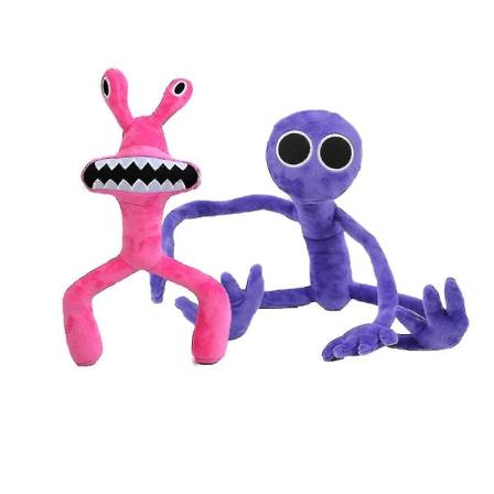 Rainbow Friends Plyschleksak Tecknad filmspel Karaktär Docka Kawaii Blue Monster Mjuka gosedjur leksaker för barn Julklappar V1 Pink