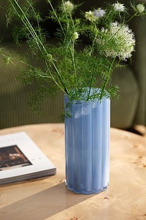 Jotex - Glazen Vaas Blauw blauw - COURD - Koop Vazen bij Jotex