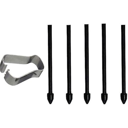 5 stk. bløde spidser, S24 Ultra S Pen-spidser/nib-udskiftning til Samsung, kompatibel med Galaxy S24 Ultra, styluspen-nib-udskiftning med bløde 