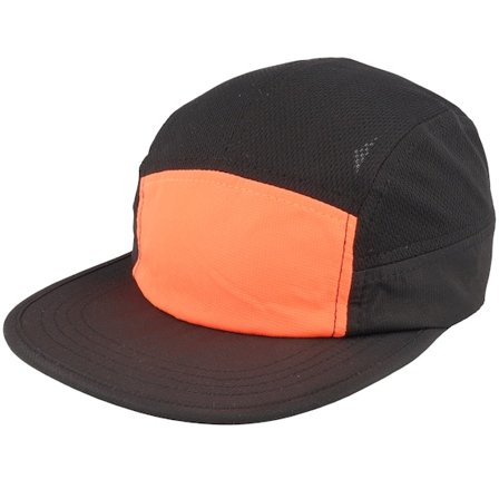 Kumo - Oranje 5panel Cap - Sport Black/Orange 5-panel @ Hatstore