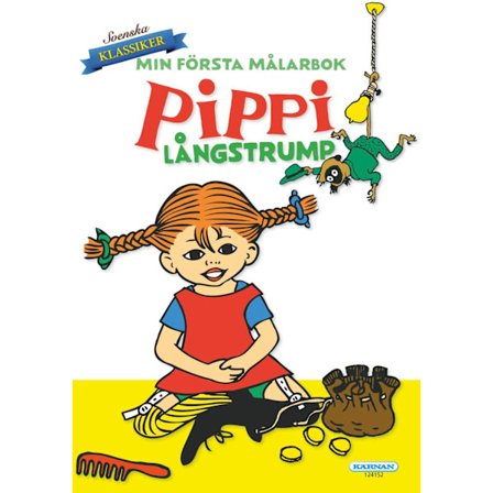 Pippi Min Första Målarbok