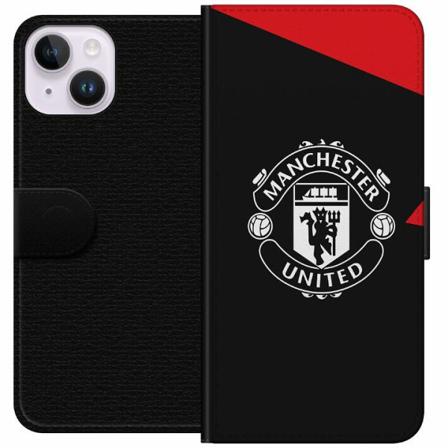 Apple Iphone 14 Plus Plånboksfodral Manchester United Fc