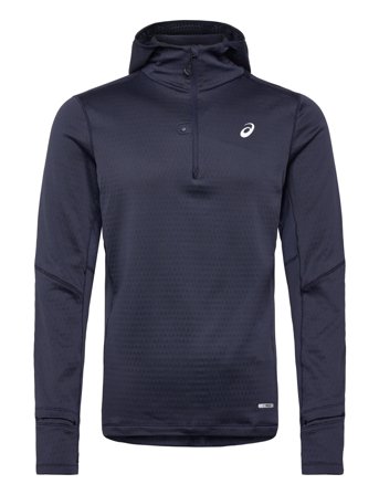 Asics Road Winter Ls Hoodie - Navy - M