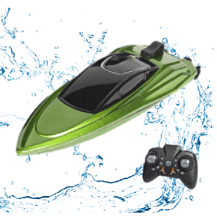 RC Boat Højhastigheds-fjernbetjeningsbåd til pools og søer Genopladelige 2,4 GHZ RC-både til voksne børn