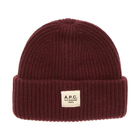 A.p.c., Beanies Paars, Heren, Maat:ONE Size