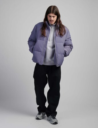Edwin Puffer Jacket-Heron - Purple - XXL