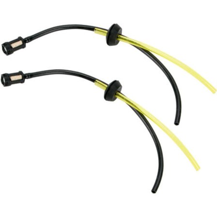 2 stk. Universal brændstoffilter kit tætning rør til hækkeklipper buskrydder beskærer