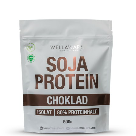 WellAware Sojaprotein Isolat Choklad 500 g