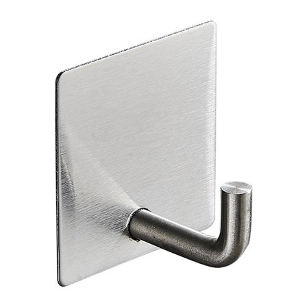 Selvklæbende kroge væg håndklæde dør vandtæt til ophængning af tøj badeværelseskroge 1-pak