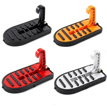 1 st Vikbar bildörr Spärrhake Steg Mini Fotpedal Stege För Pickup SUV Tak NYTT (Slumpmässig färg)