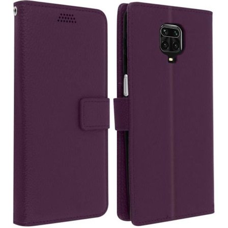 Housse Folio - AVIZAR - Xiaomi Redmi Note 9S/9 Pro/9 Pro Max - Silikon gel - Lila - Magnetisk