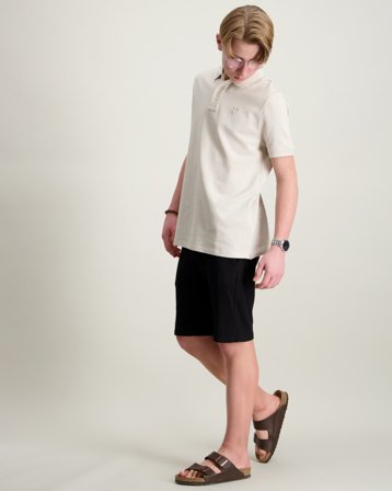 Lyle & Scott Waffle Short Svart Shorts Gutt - Kids Brand Store