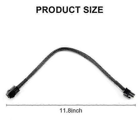 ATX 4 Pin P4 Uros - ATX P4 Naaras CPU Virtajohdon Jatko Kotelolla