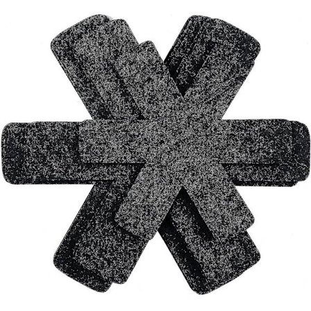 Grytunderlägg och pannunderlägg, set med 12 och 3 olika storlekar, grytunderlägg för att förhindra repor, separera och skydda ytorna på Y