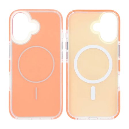 Aurora original colo Magnetic Case For iPhone 17 Orange