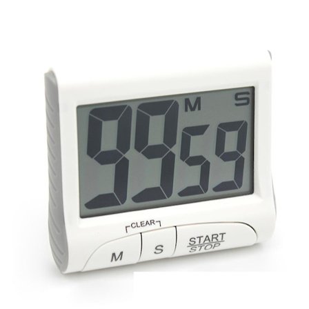 3" Stort Display Køkken Timer - Digital Timer Magnetisk Bagside