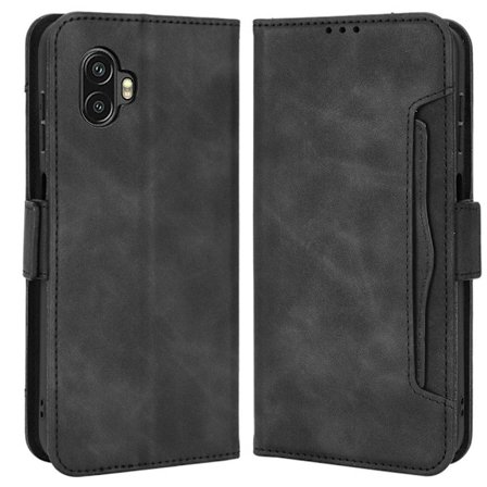 Modernt Samsung Galaxy Xcover 6 Pro fodral med plånbok - Svart