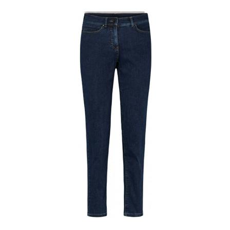 LauRie Laurie Agatha Slim Ml Bukser 20313 Blue Denim Blå, Dame, Størrelse: 2XL