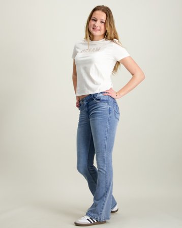 LMTD NLFRARS DNM LW S FLARED PANT Blå Jeans Pige - Kids Brand Store