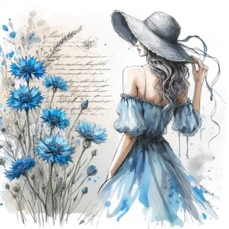 Vackra Kvinnor Poster A4