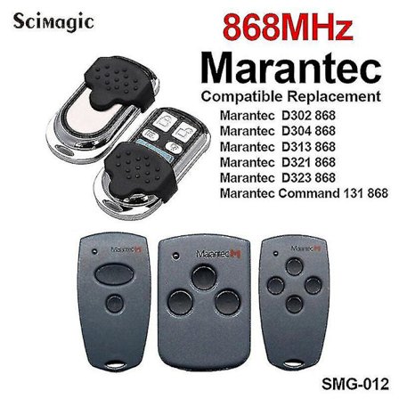 Marantec Fjernbetjening Duplikat 4ch 868mhz 433mhz Marantec Garage Kommando Handzender Garagedøråbner Port Til 302 D304 D313
