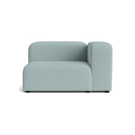 Milo XL hjørnemodul, højrevendt - Lincoln Pastel Blå - 100x130x72 - Sofa