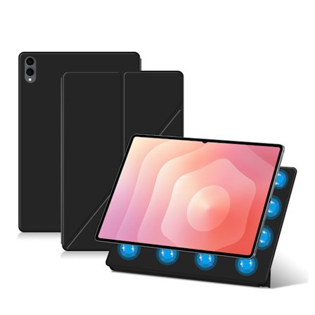 SAM Galaxy Tab S11 - 11 tuuman tablettikotelo, jalustakotelo, musta